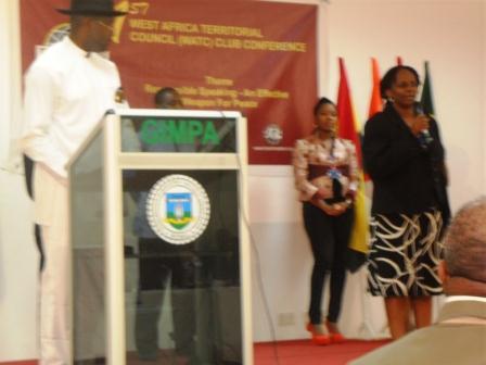 Accra'2012 - Speech Contest Jumping in the Arena