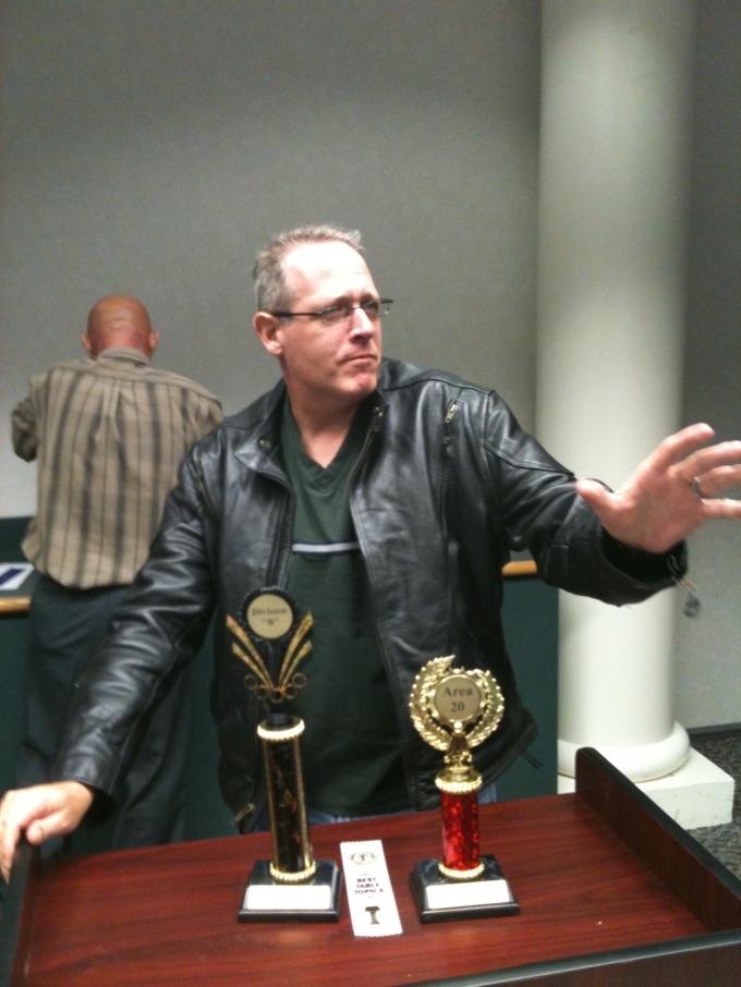 Scott Gabriel wins the Area and District in Evaluations Contests. 