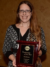 Anna Gaichas wins Toastmaster of the Year Award