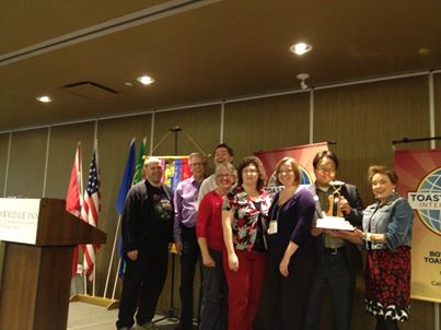 Mileage Award winning Club at District 42 Conference at Fort McMurray.