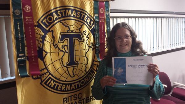 Gail Barker evaluator contest award