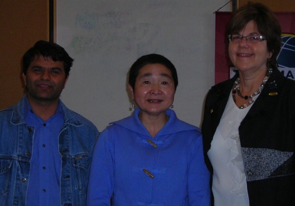 Contestants for the Humorous Speech Contest