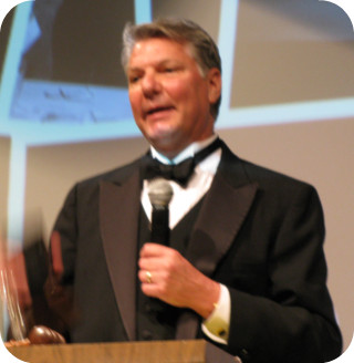 Mike Humphreys at the first Bienville Toastados awards